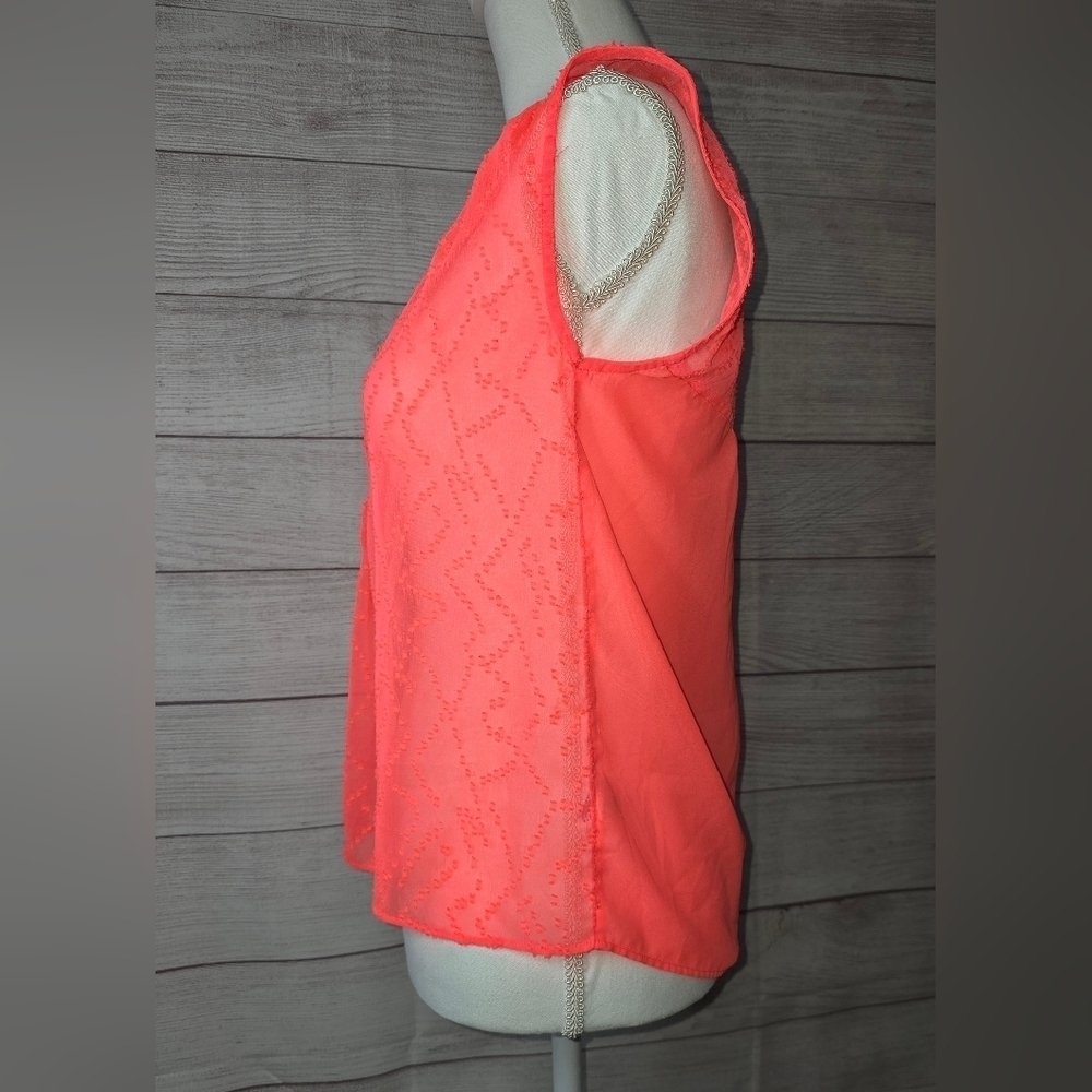 American Eagle Sheer Sleeveless Blouse Size XS - Picture 2 of 5